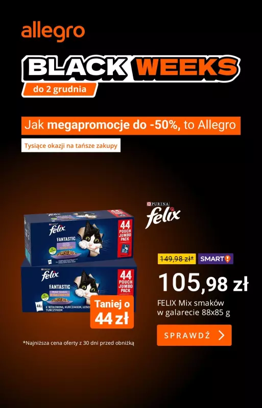 Allegro - gazetka promocyjna Rabaty na produkty z supermarketu od czwartku 21.11 do niedzieli 24.11 - strona 3