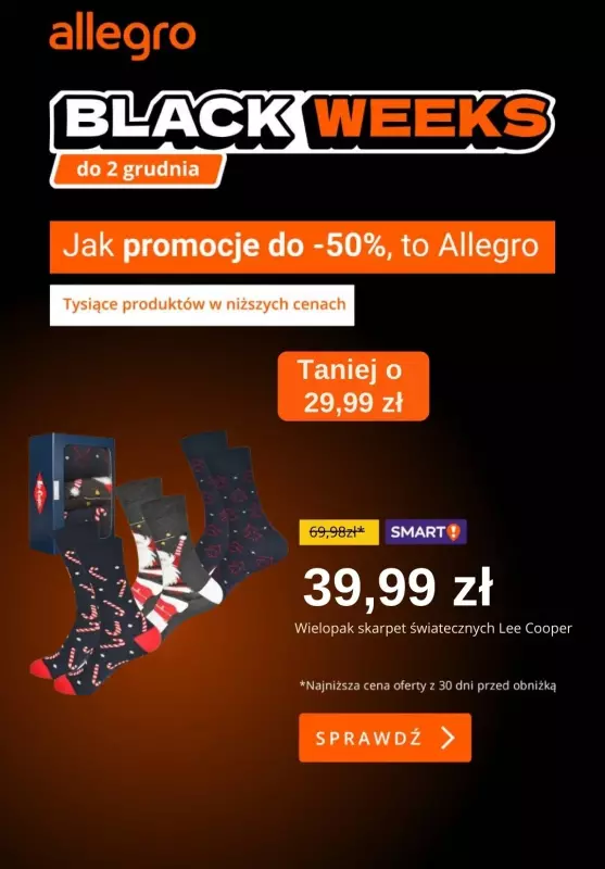 Allegro - gazetka promocyjna Produkty poniżej 100 zł od soboty 23.11 do poniedziałku 25.11 - strona 2