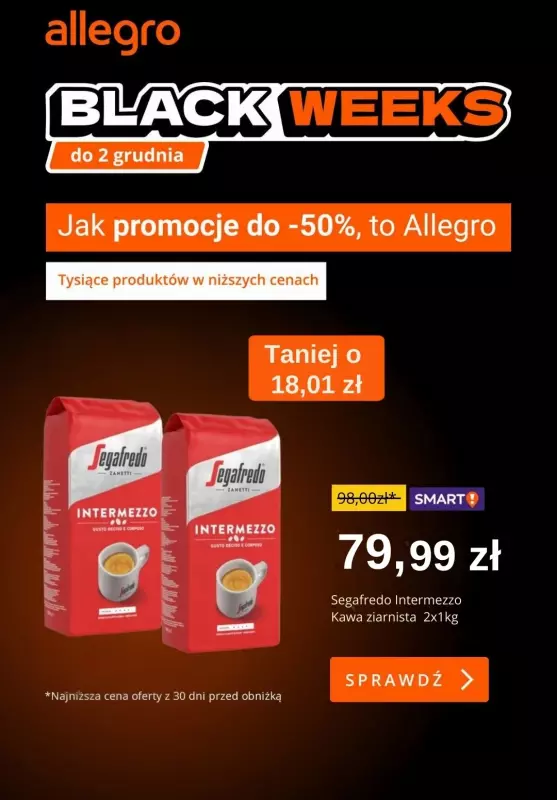 Allegro - gazetka promocyjna Zamów w jednej paczce od soboty 23.11 do poniedziałku 25.11