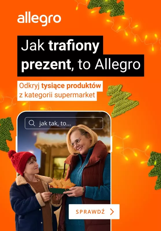 Allegro - gazetka promocyjna Okazje na zakupy w supermarkecie od wtorku 03.12 do niedzieli 08.12