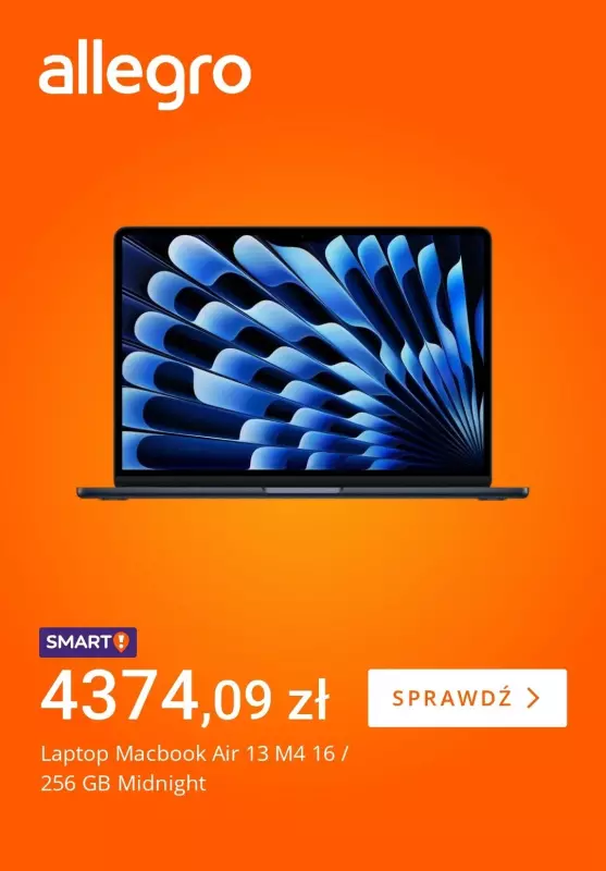 Allegro - gazetka promocyjna Elektroniczne prezenty na komunię od wtorku 06.05 do poniedziałku 12.05