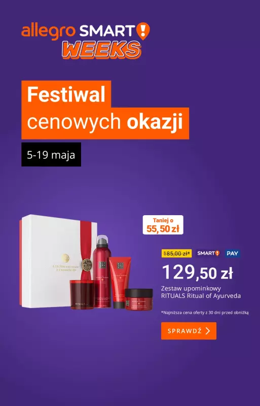 Allegro - gazetka promocyjna Zdrowie i uroda w supercenach od czwartku 08.05 do niedzieli 11.05