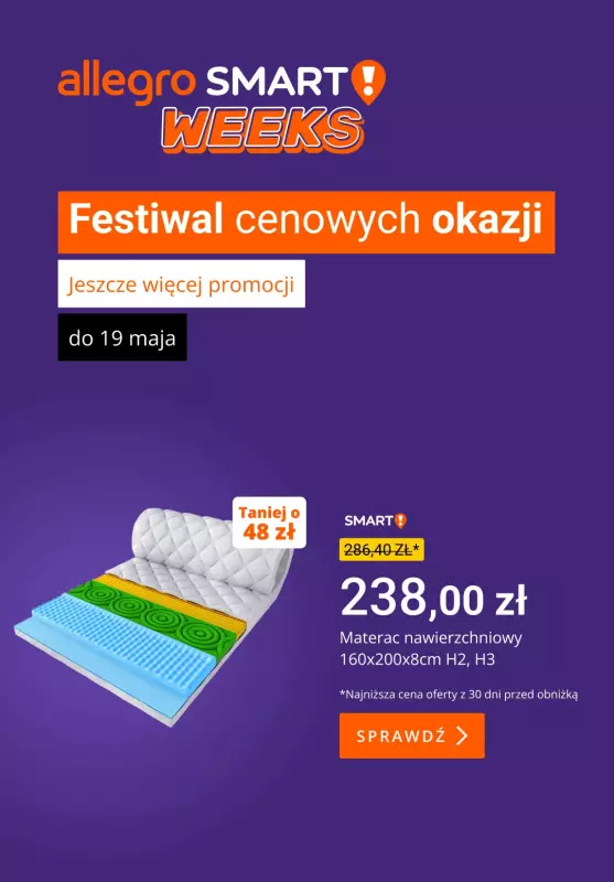 Allegro - gazetka promocyjna Dom i ogród w supercenach od poniedziałku 12.05 do środy 14.05
