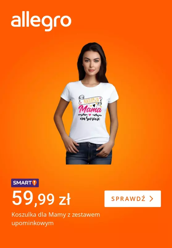Allegro - gazetka promocyjna Podaruj mamie moc radości od wtorku 13.05 do poniedziałku 19.05