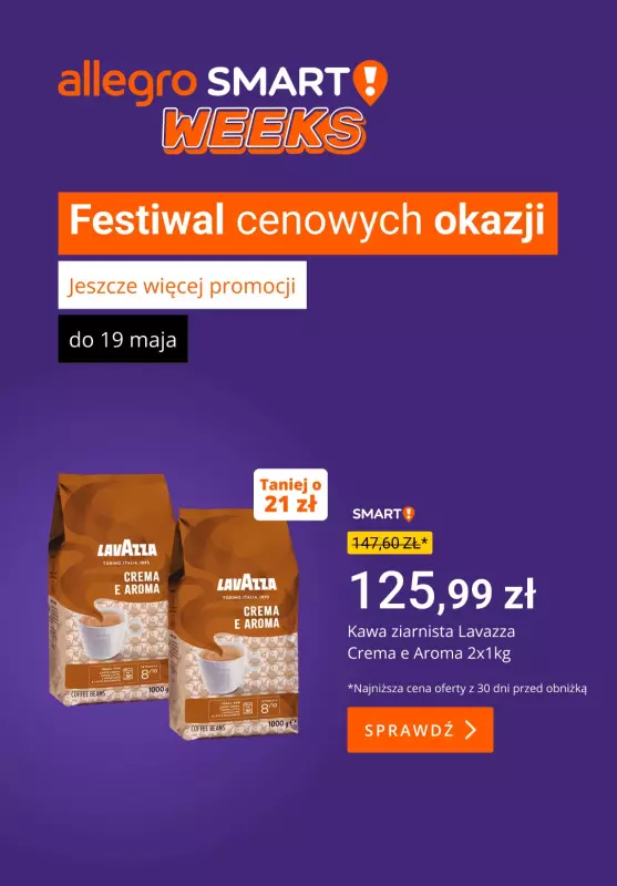 Allegro - gazetka promocyjna Rabaty na produkty z supermarketu  