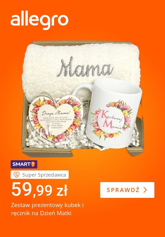 Allegro - gazetka promocyjna Prezenty dla ukochanej mamy od piątku 16.05 do czwartku 22.05