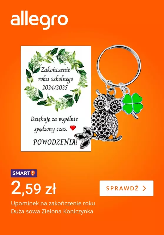 Allegro - gazetka promocyjna Wzorowy wybór prezentów od wtorku 17.06 do poniedziałku 23.06