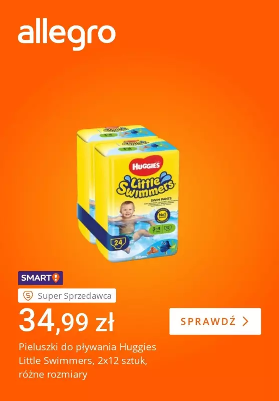 Allegro - gazetka promocyjna Wszystko na wakacje z maluszkiem od piątku 25.07 do czwartku 31.07