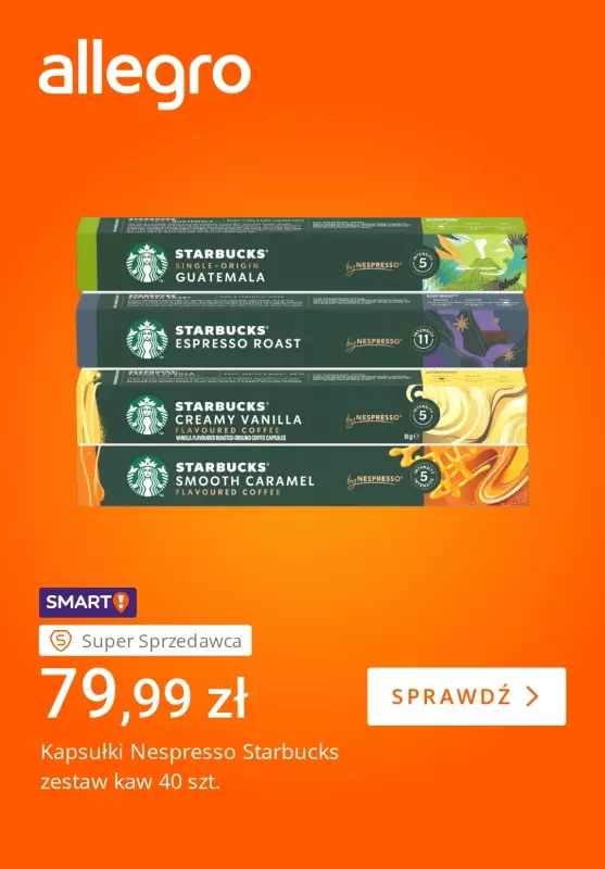 Allegro - gazetka promocyjna Międzynarodowy Dzień Kawy od piątku 26.09 do czwartku 02.10