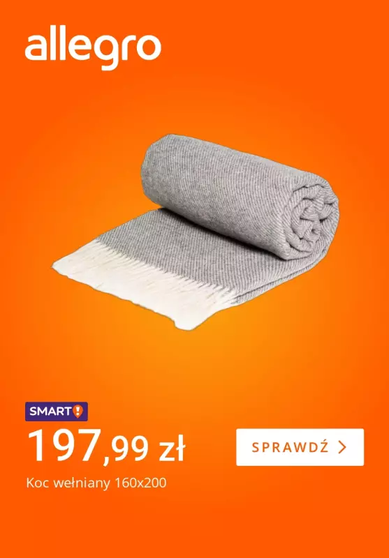 Allegro - gazetka promocyjna Ciepły kącik w Twoim domu od piątku 03.10 do piątku 10.10