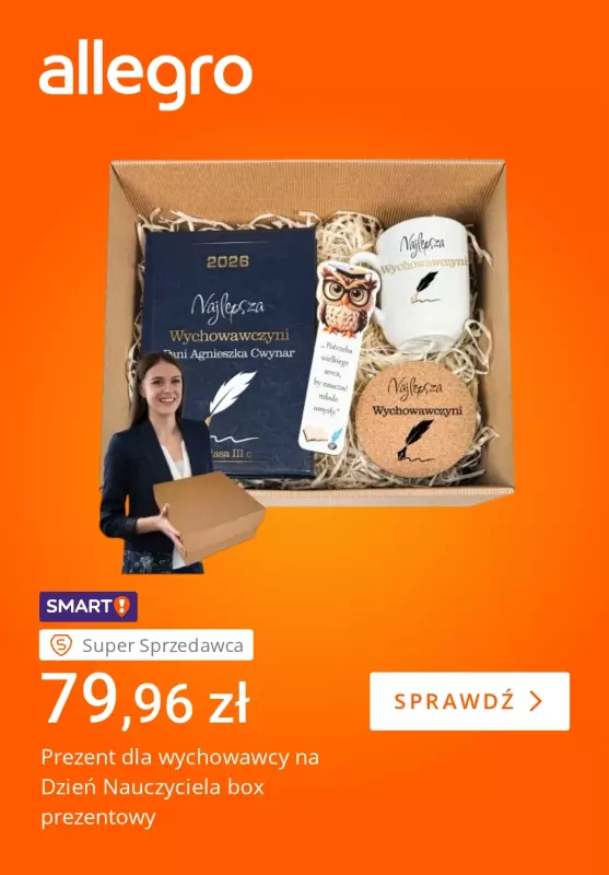 Allegro - gazetka promocyjna Dzień Nauczyciela: upominki z klasą   - strona 3