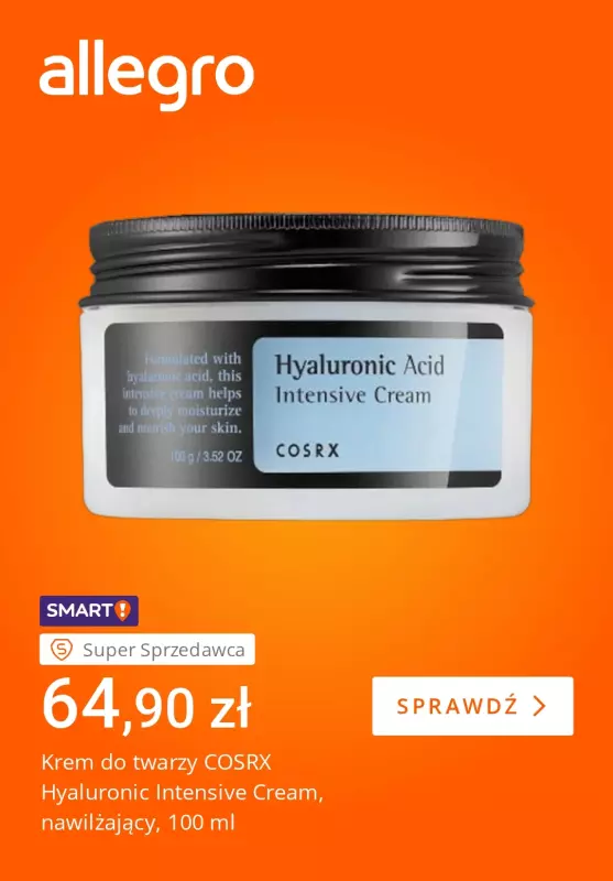 Allegro - gazetka promocyjna Pielęgnacja skóry na chłodne dni od piątku 10.10 do czwartku 16.10