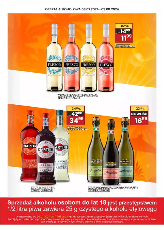 Wafelek - gazetka promocyjna Katalog alkoholowy  do soboty 03.08 - strona 4