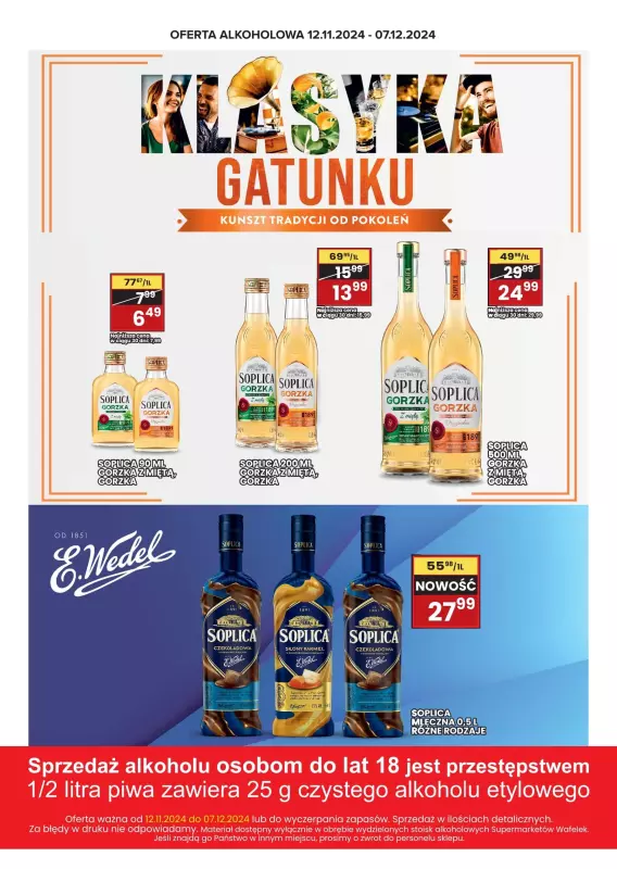 Wafelek - gazetka promocyjna Katalog alkoholowy  do soboty 07.12 - strona 3