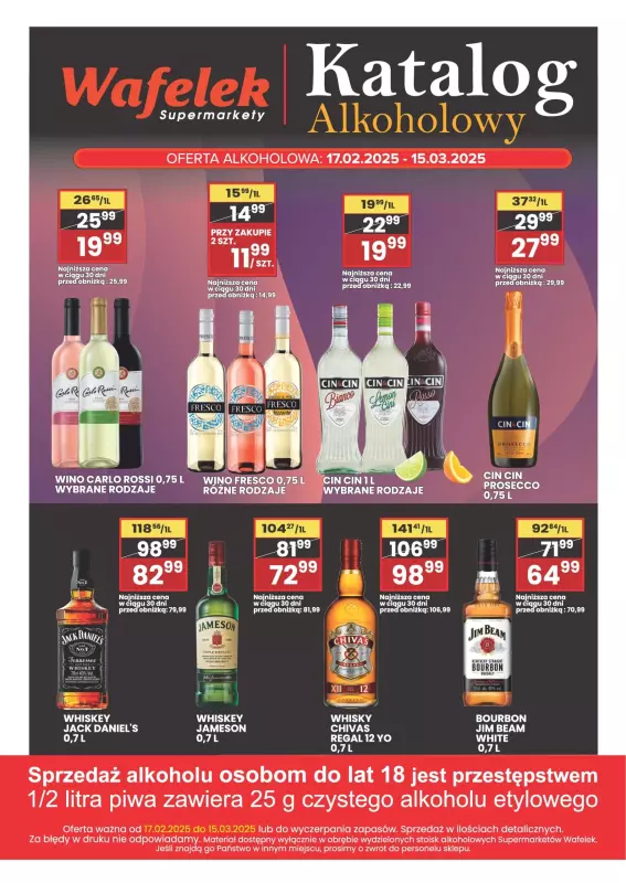 Wafelek - gazetka promocyjna Katalog alkoholowy  do soboty 15.03 - strona 2