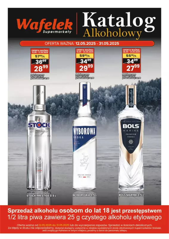 Wafelek - gazetka promocyjna Katalog alkoholowy  do soboty 31.05