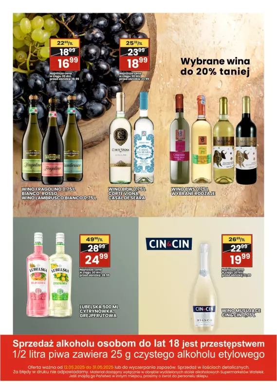 Wafelek - gazetka promocyjna Katalog alkoholowy  do soboty 31.05 - strona 4