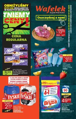 Wafelek - gazetka promocyjna Gazetka od poniedziałku 26.05 do soboty 07.06
