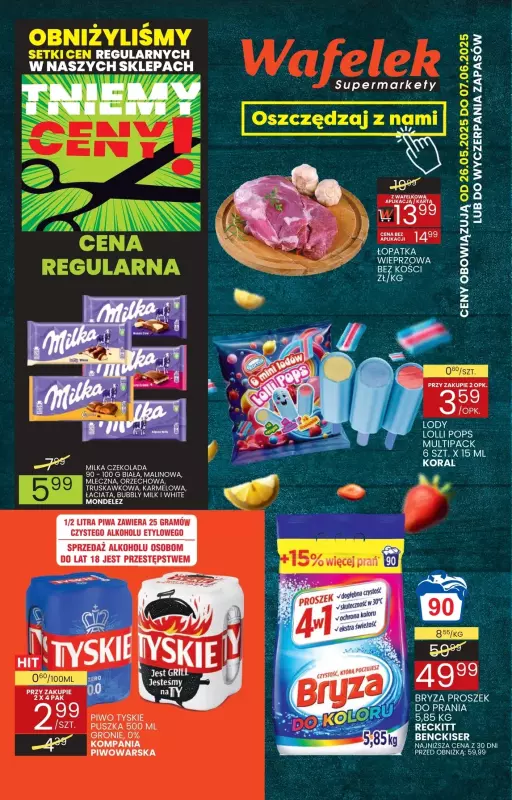 Wafelek - gazetka promocyjna Gazetka od poniedziałku 26.05 do soboty 07.06
