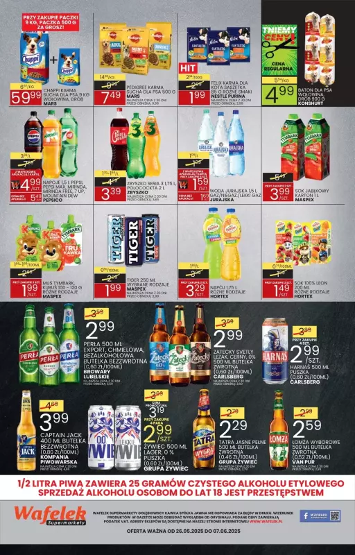 Wafelek - gazetka promocyjna Gazetka od poniedziałku 26.05 do soboty 07.06 - strona 8