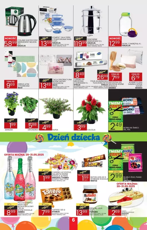 Wafelek - gazetka promocyjna Gazetka od poniedziałku 26.05 do soboty 07.06 - strona 6