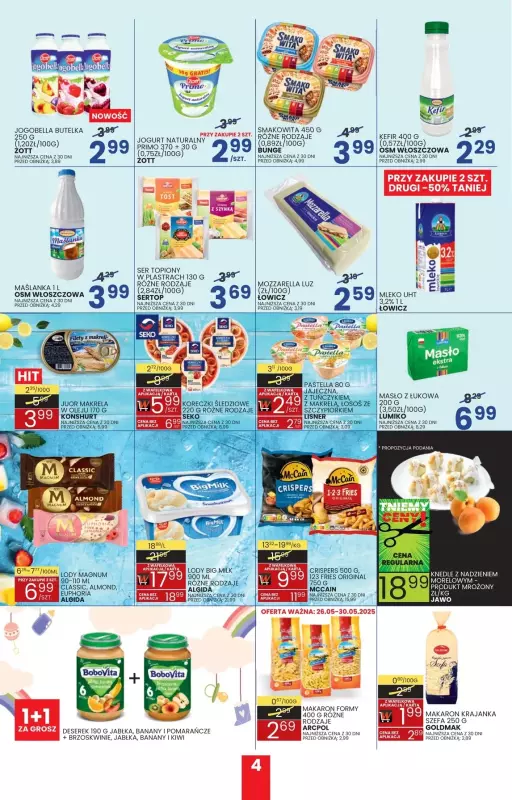 Wafelek - gazetka promocyjna Gazetka od poniedziałku 26.05 do soboty 07.06 - strona 4