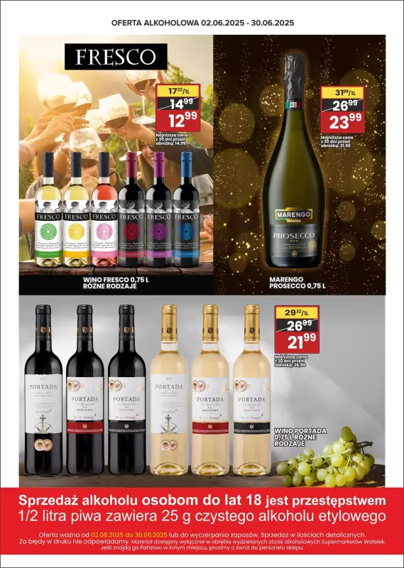 Wafelek - gazetka promocyjna Katalog alkoholowy  do poniedziałku 30.06 - strona 4