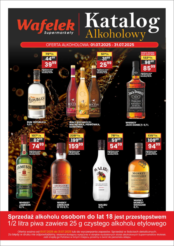Wafelek - gazetka promocyjna Katalog alkoholowy  do czwartku 31.07 - strona 3