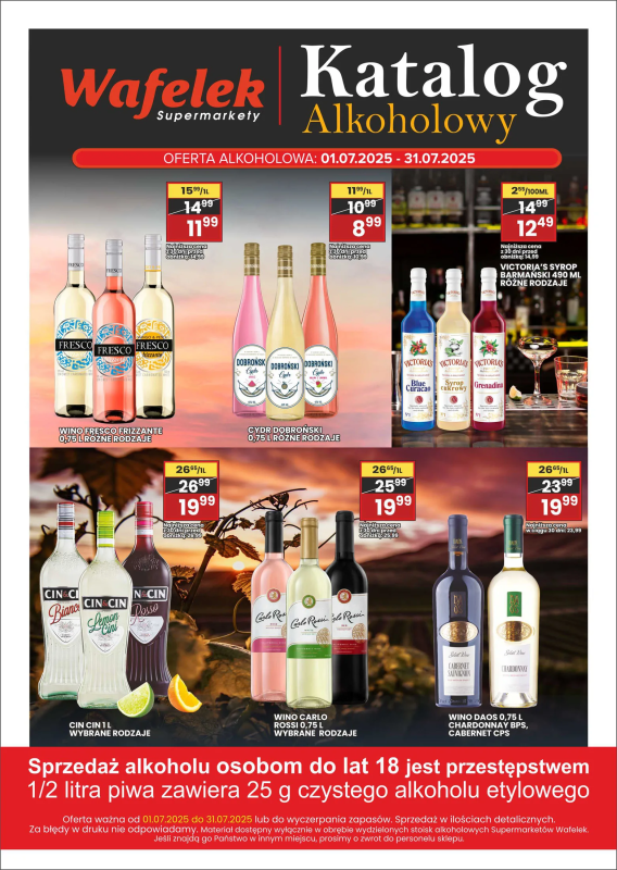 Wafelek - gazetka promocyjna Katalog alkoholowy  do czwartku 31.07 - strona 4