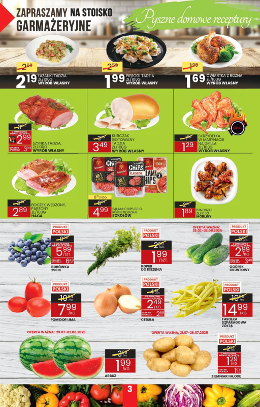 Wafelek - gazetka promocyjna Gazetka od poniedziałku 21.07 do soboty 02.08 - strona 3