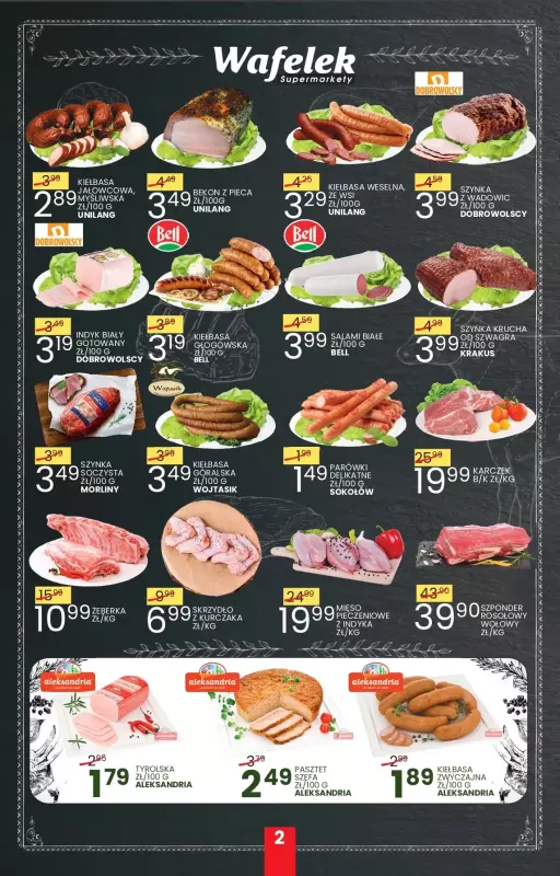 Wafelek - gazetka promocyjna Gazetka od poniedziałku 21.07 do soboty 02.08 - strona 2