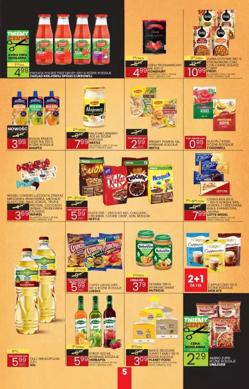 Wafelek - gazetka promocyjna Gazetka od poniedziałku 01.09 do soboty 13.09 - strona 5