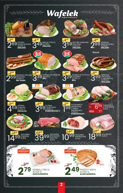 Wafelek - gazetka promocyjna Gazetka od poniedziałku 01.09 do soboty 13.09 - strona 2
