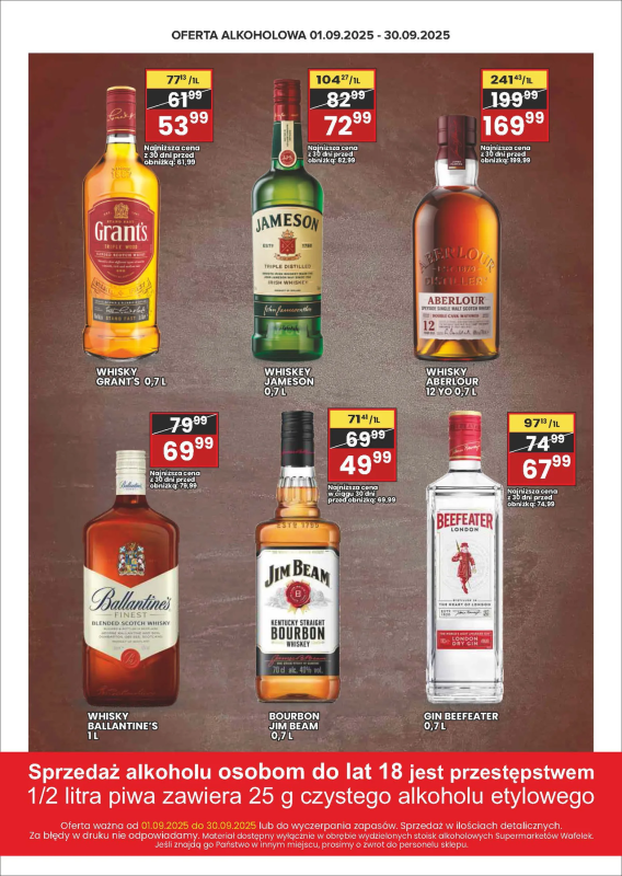 Wafelek - gazetka promocyjna Katalog alkoholowy  do wtorku 30.09 - strona 3