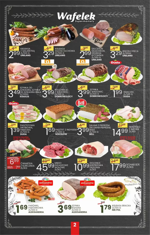 Wafelek - gazetka promocyjna Gazetka od poniedziałku 29.09 do soboty 11.10 - strona 2