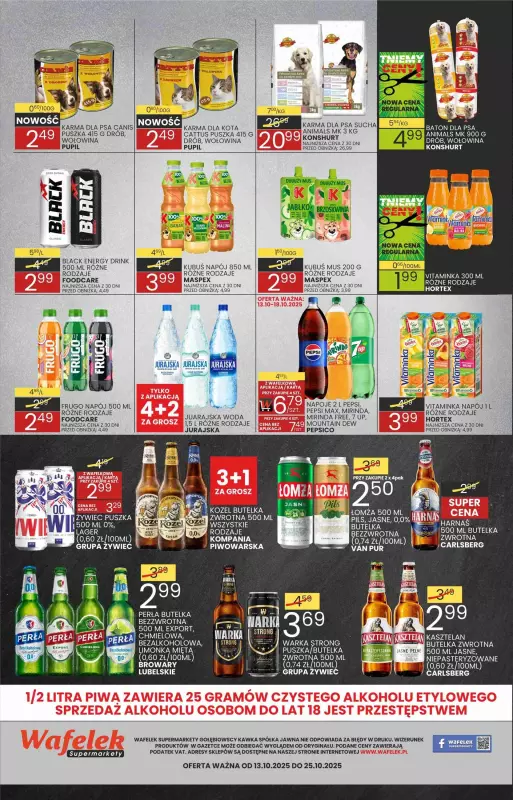 Wafelek - gazetka promocyjna Gazetka od poniedziałku 13.10 do soboty 25.10 - strona 8