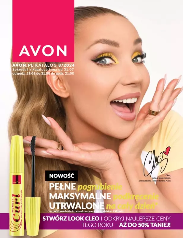 AVON - gazetka promocyjna Katalog od wtorku 06.08 do soboty 31.08