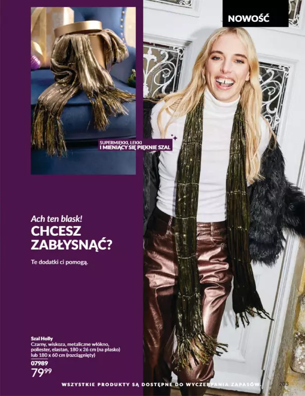 AVON - gazetka promocyjna Katalog listopad 2024 od czwartku 31.10 do soboty 30.11 - strona 203