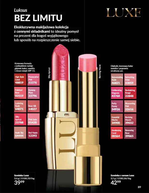 AVON - gazetka promocyjna Katalog listopad 2024 od czwartku 31.10 do soboty 30.11 - strona 89