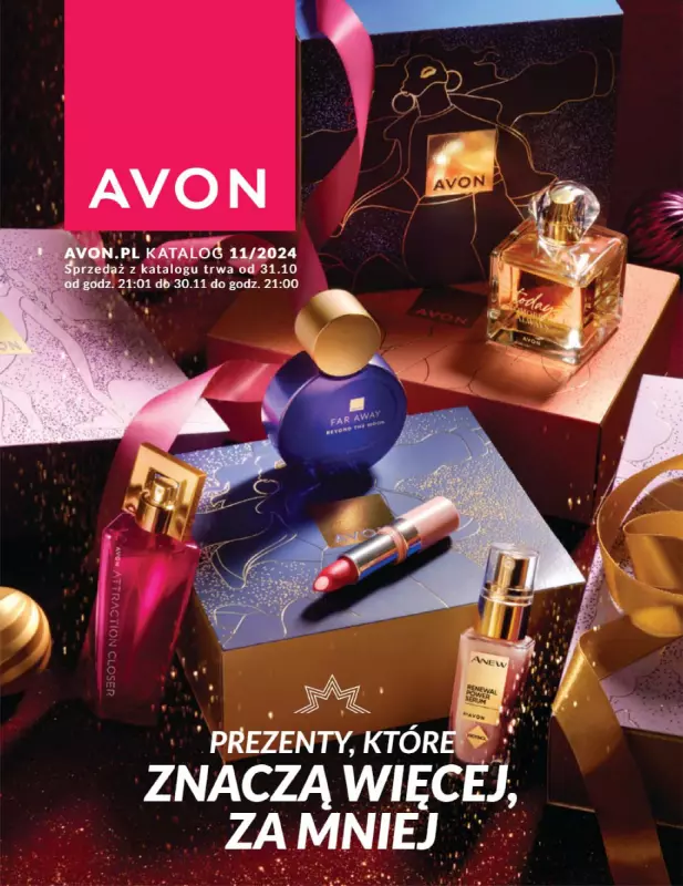 AVON - gazetka promocyjna Katalog listopad 2024 od czwartku 31.10 do soboty 30.11