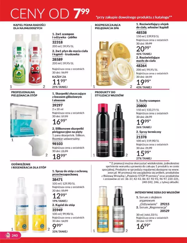 AVON - gazetka promocyjna Katalog grudzień 2024 od soboty 30.11 do wtorku 31.12 - strona 240