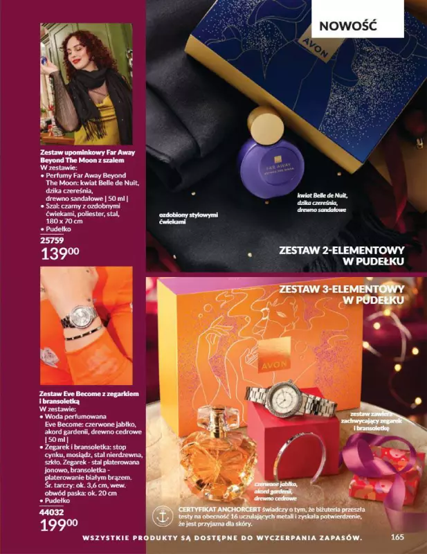 AVON - gazetka promocyjna Katalog grudzień 2024 od soboty 30.11 do wtorku 31.12 - strona 165