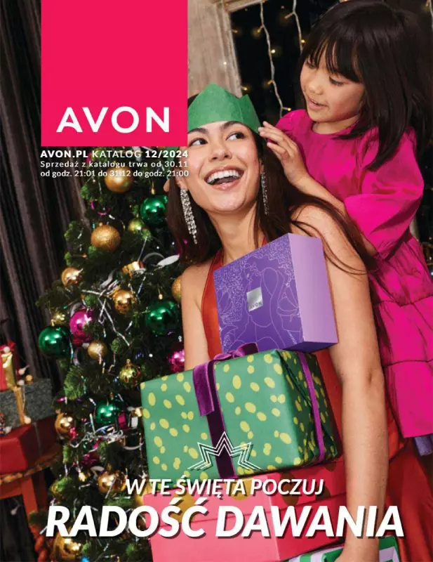 AVON - gazetka promocyjna Katalog grudzień 2024 od soboty 30.11 do wtorku 31.12