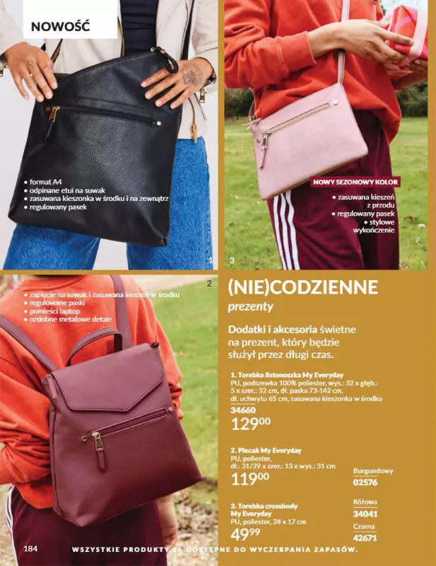 AVON - gazetka promocyjna Katalog grudzień 2024 od soboty 30.11 do wtorku 31.12 - strona 184