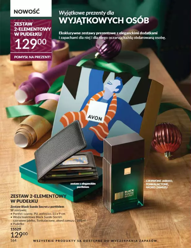 AVON - gazetka promocyjna Katalog grudzień 2024 od soboty 30.11 do wtorku 31.12 - strona 164