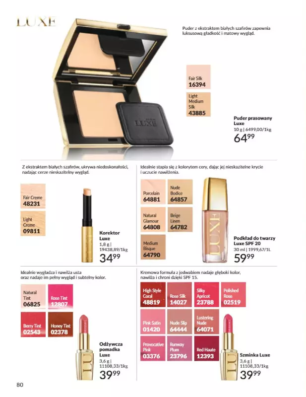 AVON - gazetka promocyjna Katalog Styczeń 2025 od czwartku 02.01 do piątku 31.01 - strona 80