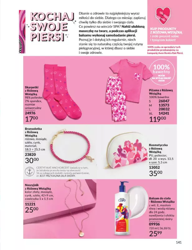 AVON - gazetka promocyjna Katalog Styczeń 2025 od czwartku 02.01 do piątku 31.01 - strona 141