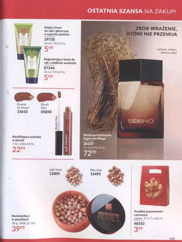 AVON - gazetka promocyjna Katalog Luty 2025 od środy 05.02 do piątku 28.02 - strona 149