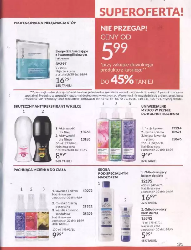 AVON - gazetka promocyjna Katalog Luty 2025 od środy 05.02 do piątku 28.02 - strona 191