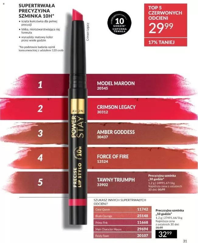 AVON - gazetka promocyjna Katalog Maj 2025 od czwartku 01.05 do soboty 31.05 - strona 31